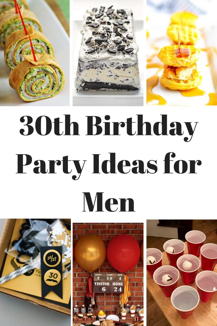 birthday party ideas for men that are easy and fun to make with the kids at home