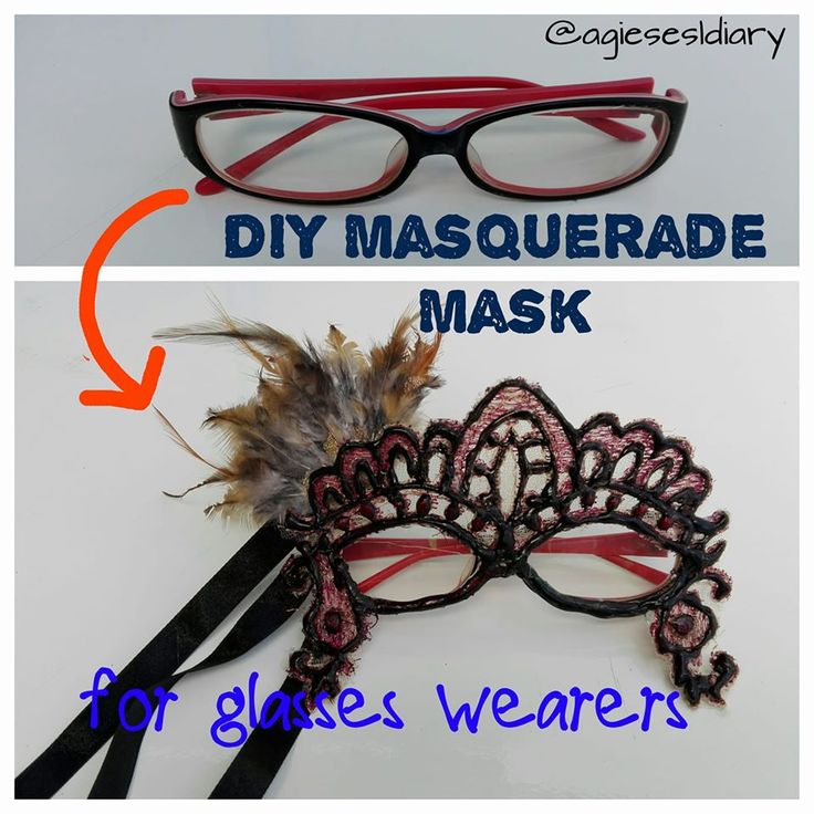 Glasses Masquerade Mask, Diy Masquerade Mask For Glasses, Masquerade Mask Glasses, Diy Venetian Mask, Maskerade Mask Ideas, Masquerade Mask For Glasses, Maskerade Mask, Masquarade Mask, Diy Masquerade