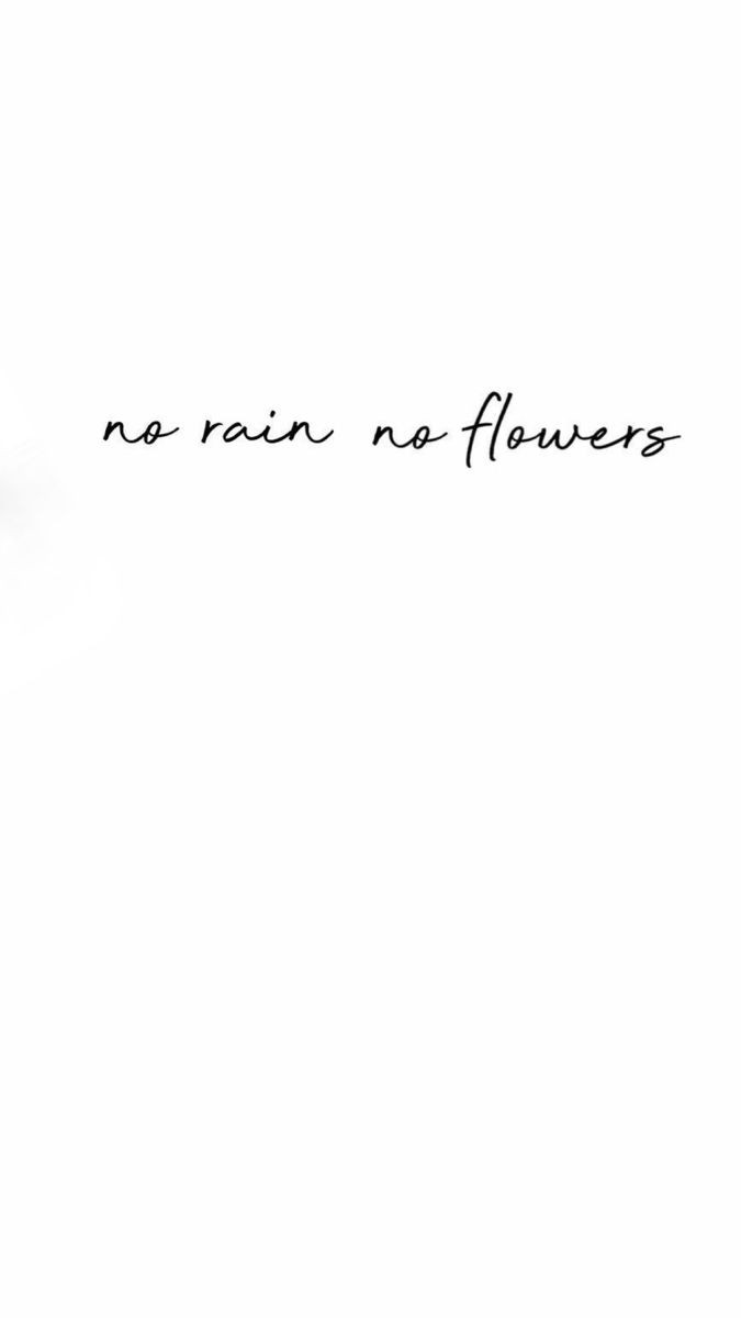 an image of a clock with the words no rain not flowers on it