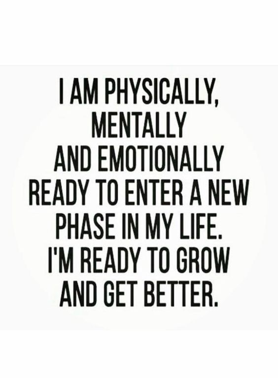 I am physically, mentally and emotionally ready to enter a new phase in my life. I'm ready to grow and get better. #Strength #GettingBetter #Growth #Mentally #Emotionally #Physically #Grow #Better Motivation Positive, Infp, A Quote, Daily Affirmations, In My Life, Positive Thoughts, The Words, Great Quotes, Positive Affirmations