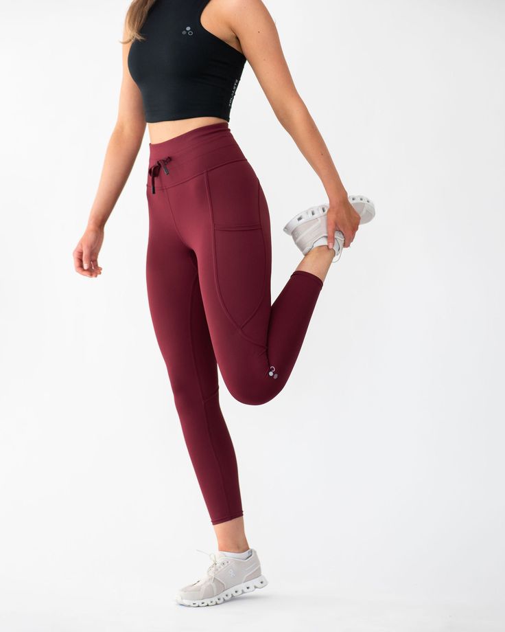 Zola Revive 7/8 High Waist Leggings - Zola Biking Outfits, Butterfly Stomach, Classic Athleisure, Exercise Outfits, Leather Leggings Outfit, Yoga Aesthetic, Summer Hiking, Summer Hiking Outfit, Fitness Wear Outfits