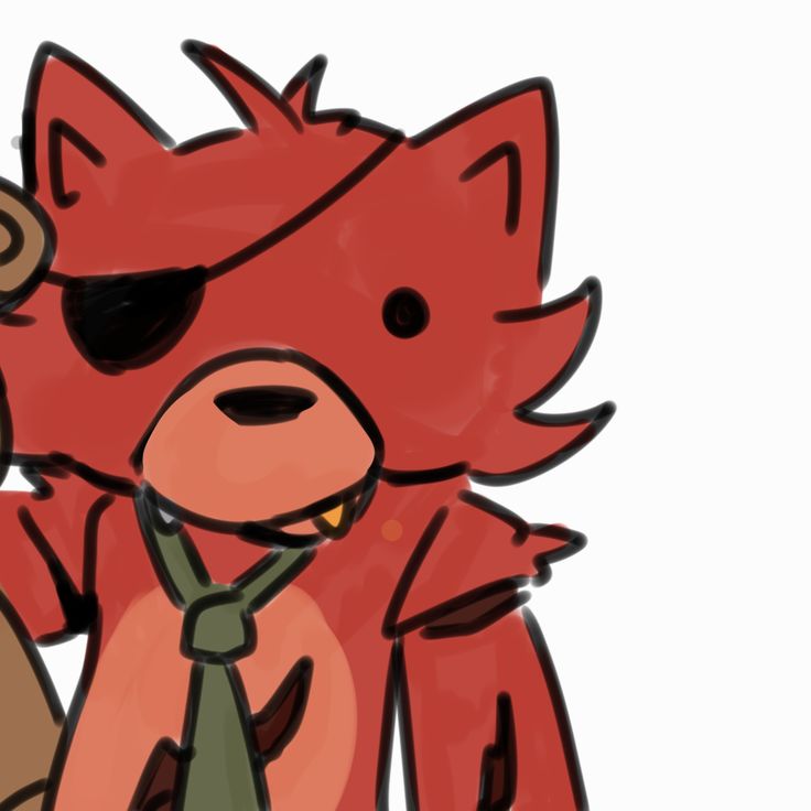 a drawing of a red fox with sunglasses and a green tie on it's neck