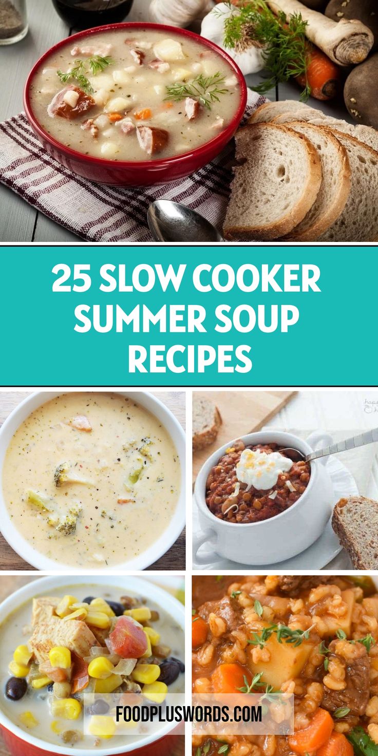 25 slow cooker summer soup recipes