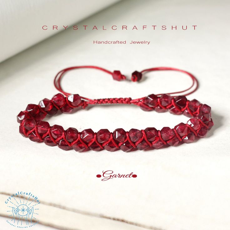 Red Garnet Gemstone Delicate Bracelet Double Red Gemstone Beaded Skinny Bracelet Tiny Stone Bead Minimalist Bracelet Adjustable Yoga Crystal Dainty Bracelet Gift Material :Red Garnet , Natural Stones, Natural Crystal, Raw Stone Quality: AAA+ Length: fit for 6.3 ~ 7.3 inches wrists Beads size: 3-5mm Size: Adjustable It is good gift for your friends, families + Free gift pouch  Your bracelet will arrive beautifully packaged in a gift bag ,The bracelet is adjustable.  All beads are carefully select Red Faceted Bead Bracelets As Gift, Red Beaded Bracelets With Faceted Beads For Gift, Red Faceted Beads Bracelet As A Gift, Red Faceted Beaded Bracelet As A Gift, Red Crystal Beaded Bracelets, Elegant Red Crystal Bracelet With 8mm Beads, Red Crystal Bracelet Gift, Red Crystal Bracelet For Gift, Red Faceted Beaded Bracelets For Gifts