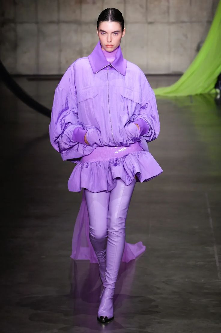 David Koma RTW Spring 2024 [PHOTOS] – WWD Ss 2024, David Koma, Fashion 2024, Trends 2024, Pastel Purple, Trend Fashion, Purple Fashion, Indie Design, Spring 2024