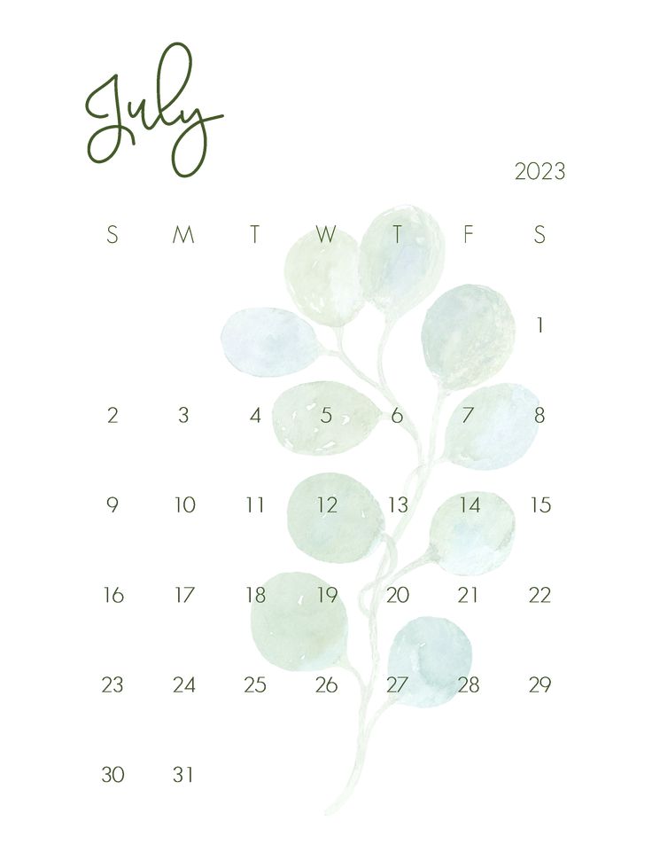 Simply Love Printables July 2023 Calendar Leaf Love Printables, Create Your Own Planner, July Calendar, August Calendar, October Calendar, Calendar June, Calendar May, Holiday Schedule, Coloring Calendar