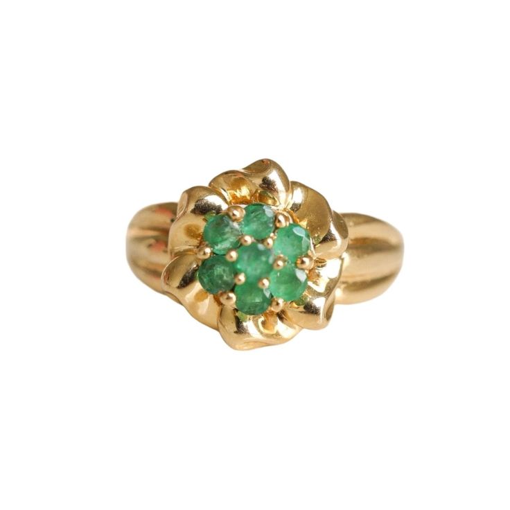 601D2A42-A623-46AD-A1CF-26E4BBE3642E_edited.jpg Classic Green Cluster Emerald Ring, Elegant Green Flower Shaped Jewelry, Elegant Green Flower-shaped Jewelry, Cluster Green Emerald Ring For Wedding, Fine Jewelry With Green Flower Design, Green Emerald Birthstone Jewelry, May Birthstone Cluster Emerald Ring, Fine Jewelry Green Emerald Necklace, Luxury Green Emerald Ring For May Birthstone