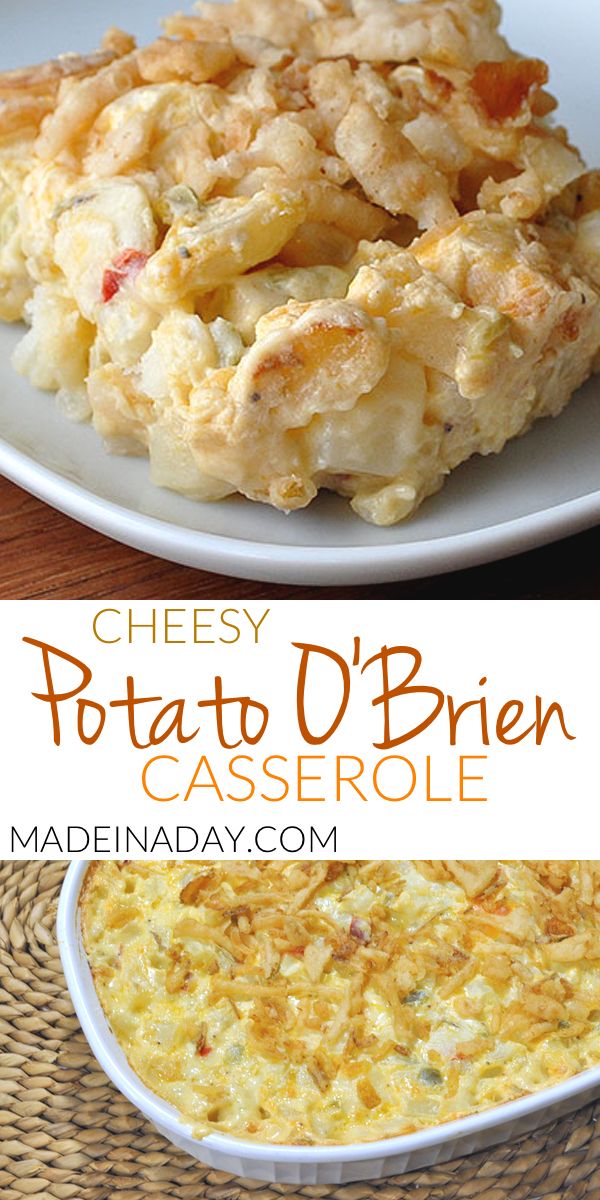 this cheesy potato d'brie casserole is an easy and delicious side dish