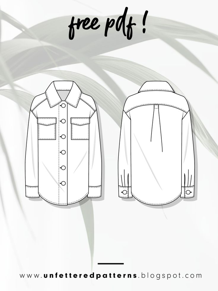 the front and back view of a jacket, with text that reads free pdt