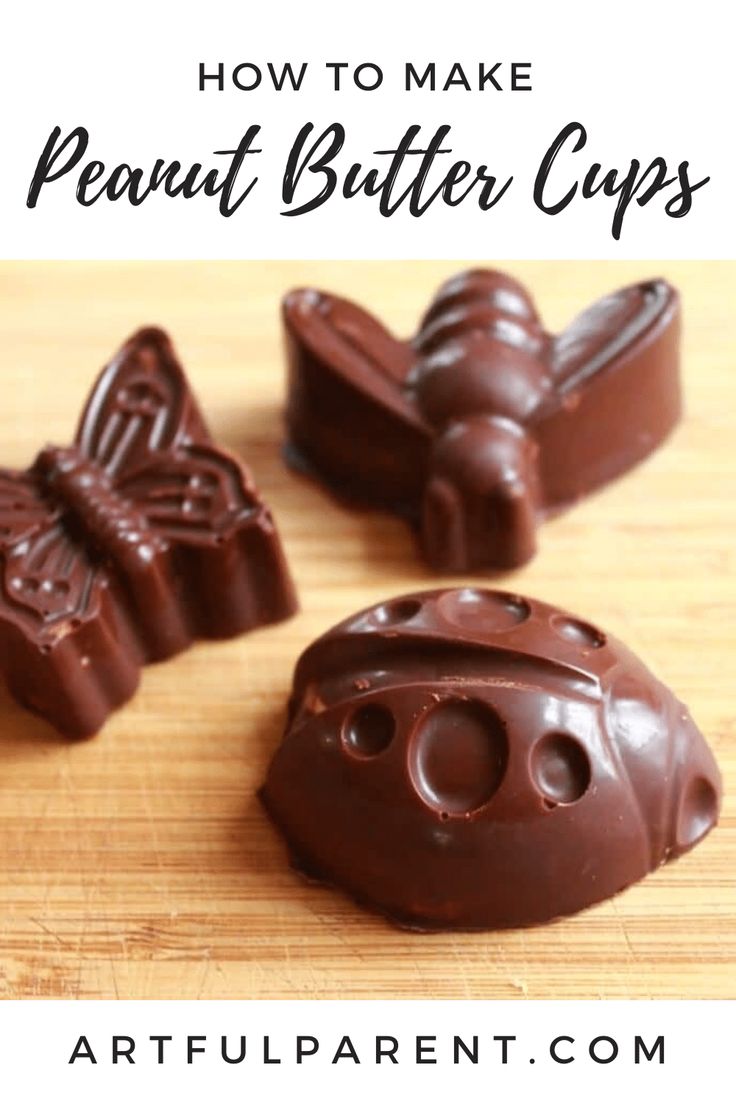 how to make peanut butter cups with chocolate in the shape of butterflies and butterfly shapes