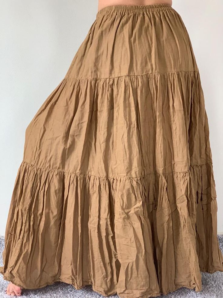 Trendy Skirts 2024, Bohemian Skirts Long, Skirt For Beach, Bohemian Skirts, Oc Board, Mother Dress, Beautiful Long Dresses, Skirts Long, Cotton Maxi Skirts