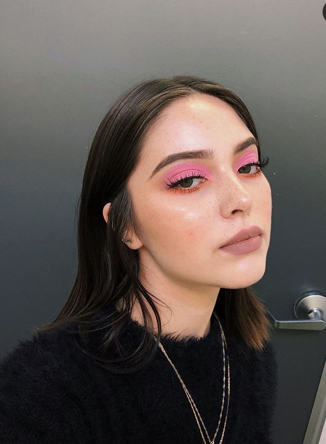 Pink Eyeshadow Look, Maquillage On Fleek, Pink Eye Makeup, Make Up Inspiration, Pinterest Makeup, Colorful Eye Makeup, Edgy Makeup, Smokey Eyes, Eye Makeup Art