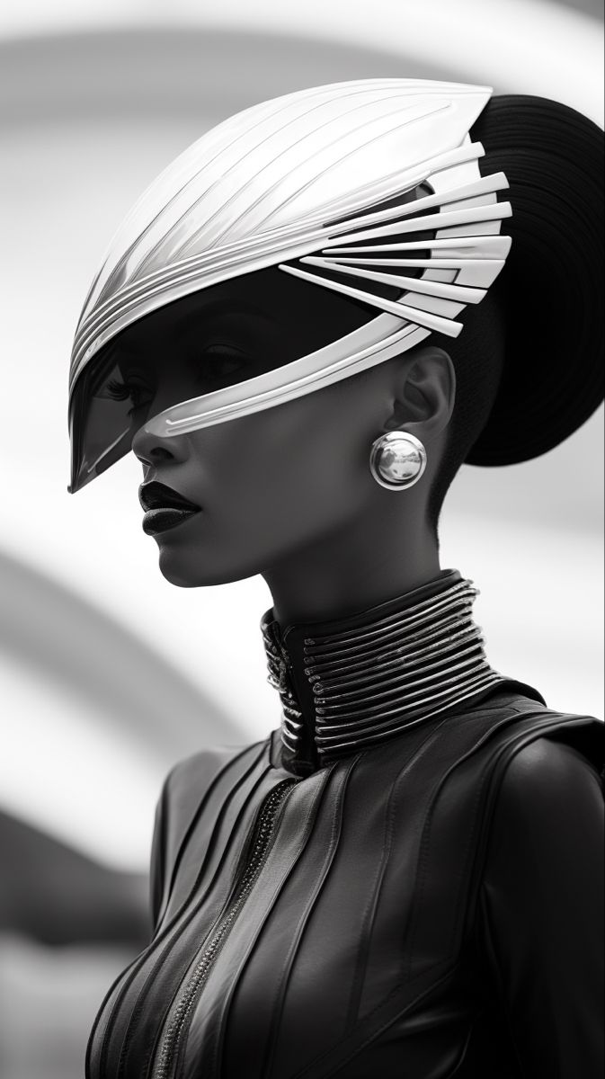 #fashion #style #hair #makeup #sunglasses Afrofuturism Fashion, French Makeup, Futurism Fashion, Comic Clothes, Sci Fi Clothing, Concept Clothing, Afro Punk, Futuristic Fashion, Swag Style