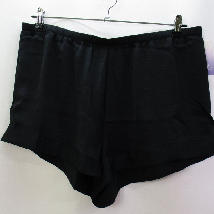 Thank You For Shopping!! This Item Is New With Tags. I Ship Every Day!! So You Will Receive Your Order Quickly. Thank You For Shopping Belldone!! Black Stretch Cotton Sleepwear, Black Casual Bedtime Bottoms, Casual Black Bottoms For Bedtime, Black Pajama Shorts For Lounging, Black Pajama Shorts For Summer Daywear, Black Shorts With Elastic Waistband For Daywear, Black Short Length Pajama Shorts For Lounging, Black Summer Sleep Bottoms, Black Bottoms For Pajama Party In Summer