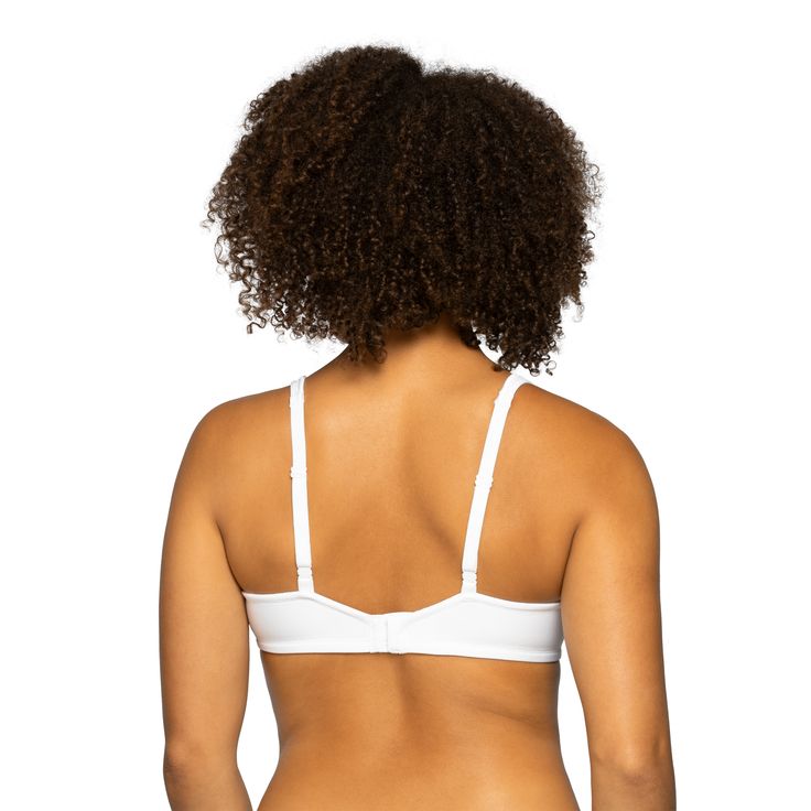 The Vanity Fair® Full Coverage Body Caress® Underwire bra is designed with soft stretch fabric for a seamless look under clothes and all day comfort. Lightly lined cups provide shape and support while the full coverage design gives you the modesty you desire. Back adjustable comfort straps offer 2-way convertibility to wear traditional or criss cross. White Bra With Built-in Support And Micro-elastic Fit, White Full Cup Nursing Bra With Adjustable Straps, White Nursing Bra With Removable Pads, No-show Padded Bra, Seamless Full Cup Bra, Supportive Medium Bust Support Bra For Summer, Seamless Full Cup Nursing Bra, Seamless Full Cup Solid Nursing Bra, Seamless Stretch Full Cup Bra