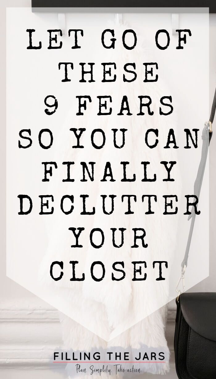 Decluttering Clothes, Stop Being Scared, Bedroom Declutter, Declutter Your Closet, Bedroom Clutter, Declutter Bedroom, Declutter Closet, Declutter Checklist, Decluttering Inspiration