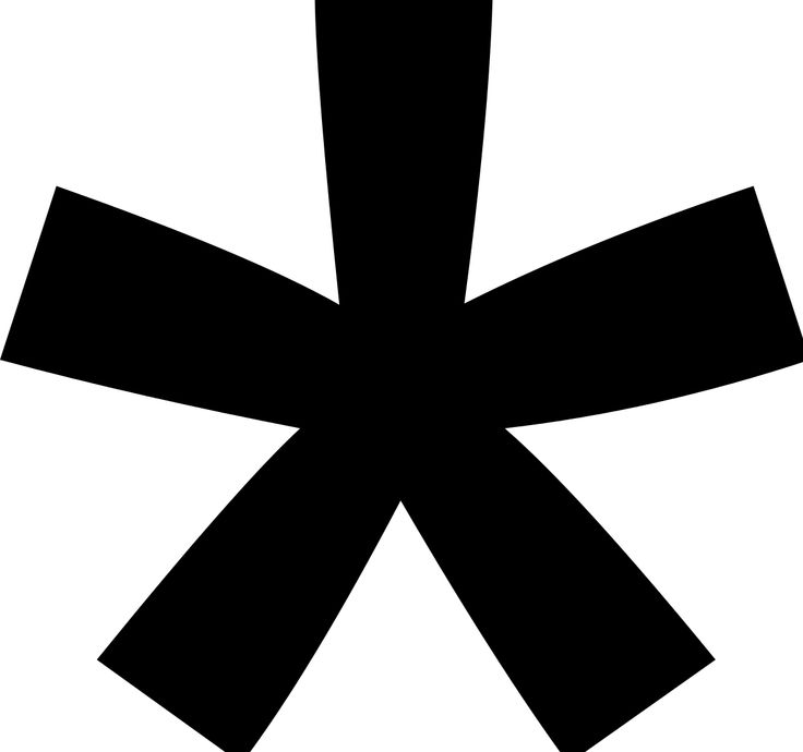 a black and white image of an inverted symbol