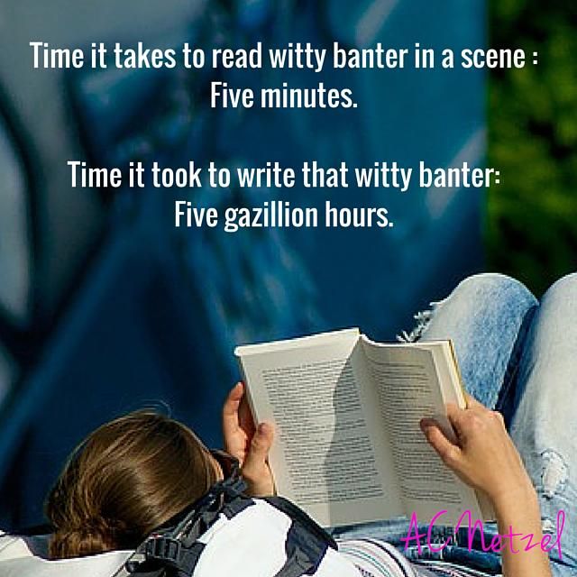 a woman laying down reading a book with her head in her hands and the caption reads time it takes to read battery in a scene five minutes