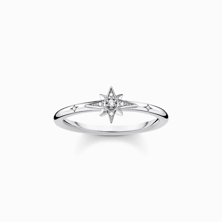 Always Ring, Ladies Silver Rings, Golden Trio, Jewelry Accessories Ideas, Matching Jewelry, Modern Ring, Jewelry Lookbook, Star Ring, Thomas Sabo