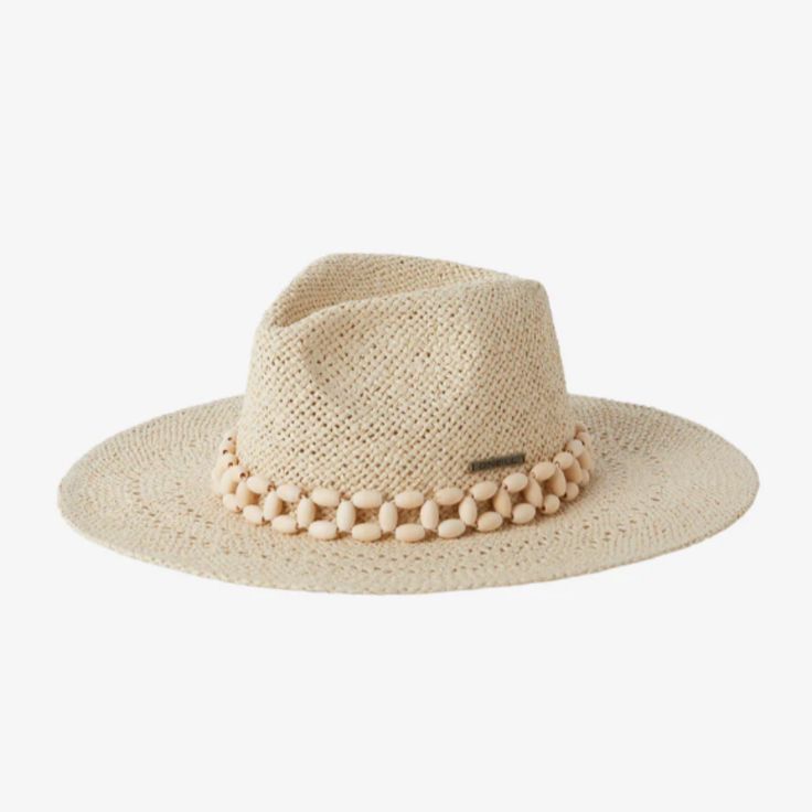 O'Neill Women's cowboy hat 4" Brim x 4" Crown Beaded band detail at brim Open stitch brim 100% Straw Casual Braided Hat For Festivals, Casual Braided Festival Hat, Adjustable Cream Panama Hat In Country Style, Western Braided Hats For Spring, Braided Fedora With Curved Brim For Rodeo, Casual Braided Hat For Rodeo, Curved Brim Braided Fedora For Rodeo, Western Cream Sun Hat For Vacation, Western Braided Panama Hat For Spring