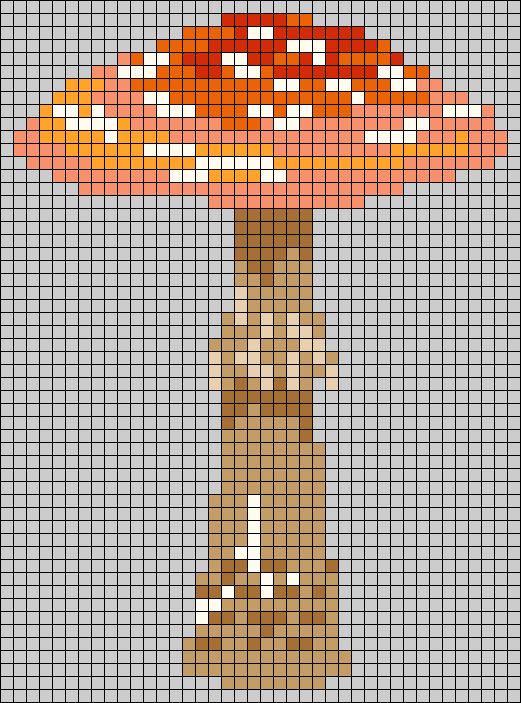 an image of a cross stitch pattern with a dog holding a red and orange umbrella