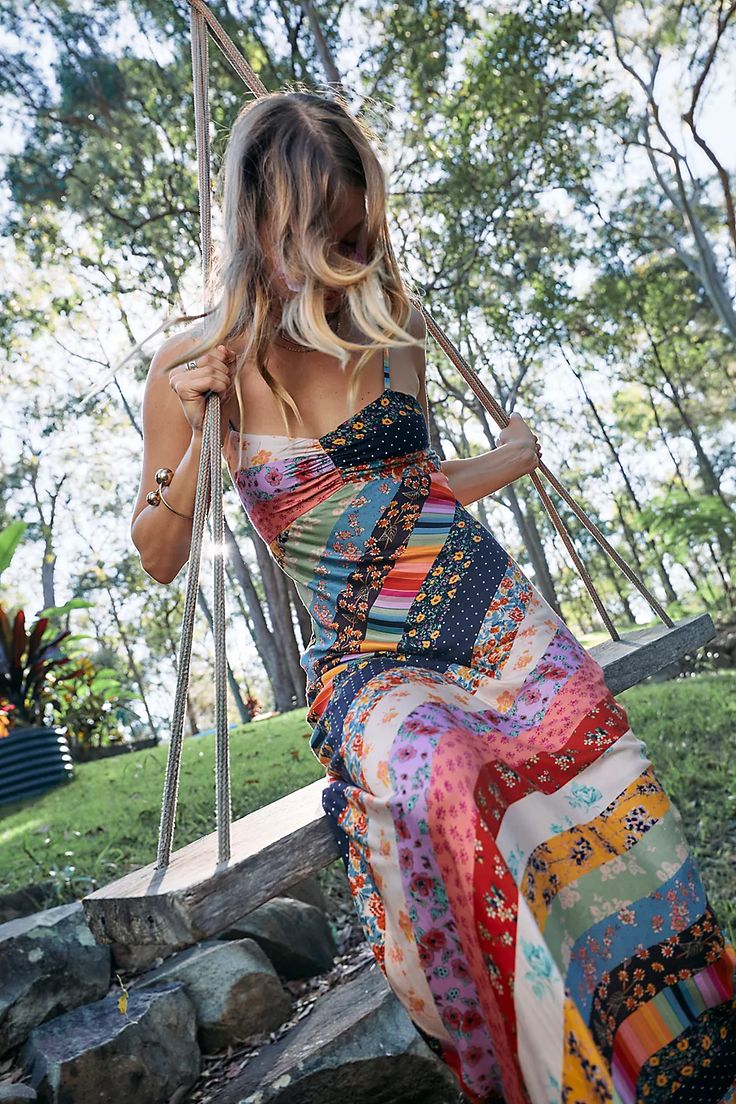 Fiona Maxi Dress | Free People Looks Hippie, Look Boho Chic, Fest Outfits, Estilo Hippy, Mode Hippie, Estilo Hippie, Styl Boho, Mode Inspo, Hippie Outfits