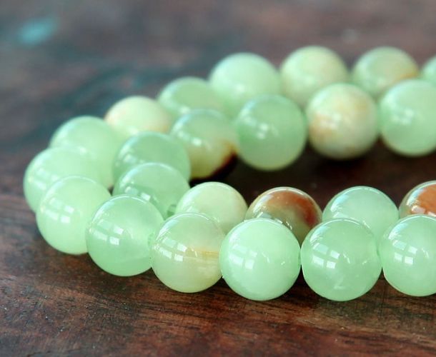 Flower Jade Sterling Roses, Flower Jade, Green Magic, Beads For Sale, Beading Crafts, Celadon Green, Round Flower, Jewelry Making Project, Amethyst Beads