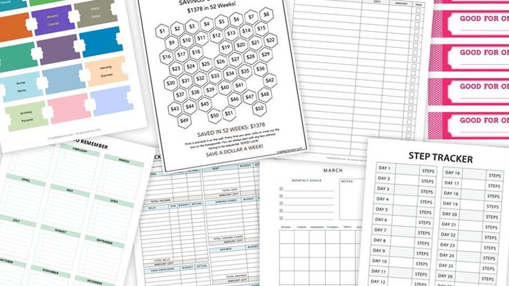 Printable Planners and Calendars