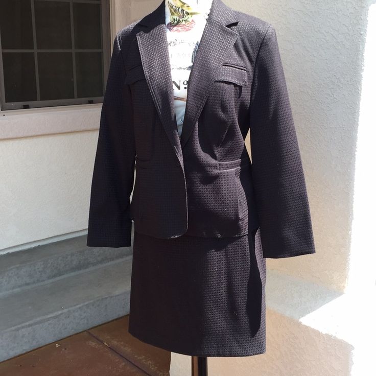 Allen By A.B.S. Black Skirt Suit, Blazer, Fully Lined Top To Bottom 23”, Bust 36”, Waist 33”, Sleeves 21”, Size 12, Skirt Fully Lined , Top To Bottom 19”, Waist 30”, Hips 37”, Never Worn Black Office Lady Skirt Suit For Business, Black Office Lady Skirt Suit, Black Skirt Suit For Business, Tailored Black Skirt Suit For Work, Tailored Black Skirt Suit For Business, Classic Black Skirt Suit For Work, Black Fitted Skirt Suit For Office, Fitted Black Skirt Suit For Office, Fitted Black Skirt Suit For Business