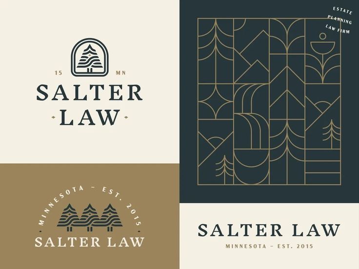 the logos for salter law and minnesota law