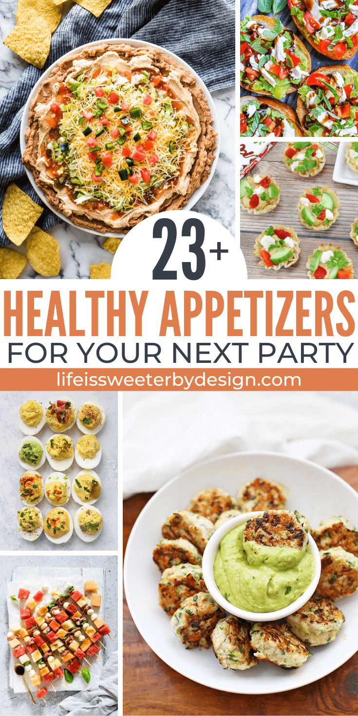 healthy appetizers for your next party