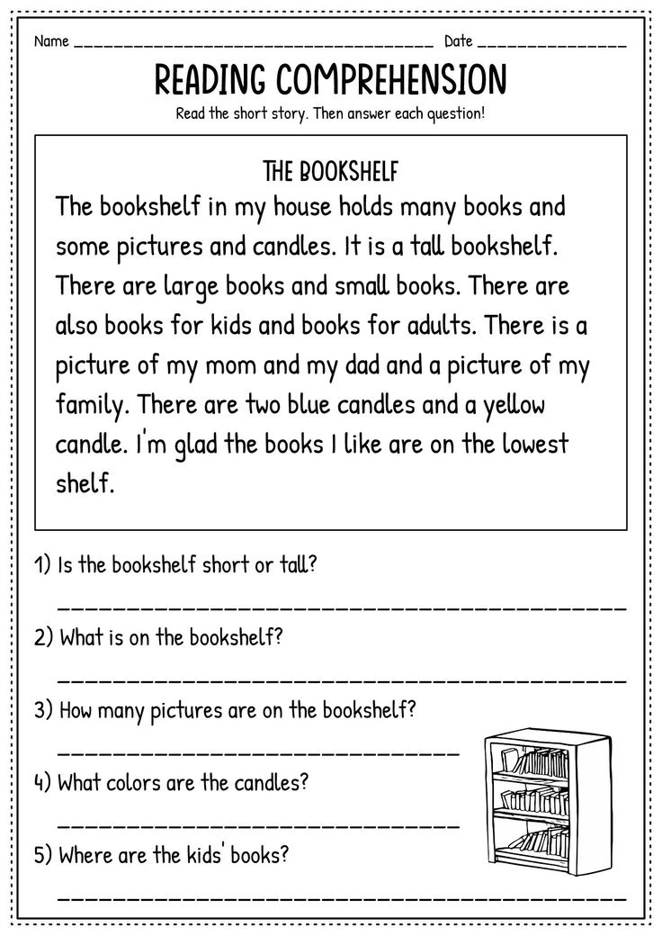 reading worksheet for children with pictures and words to help them understand what they are reading