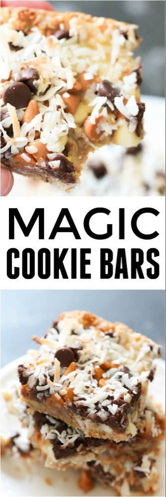 two different views of some kind of cookie bar