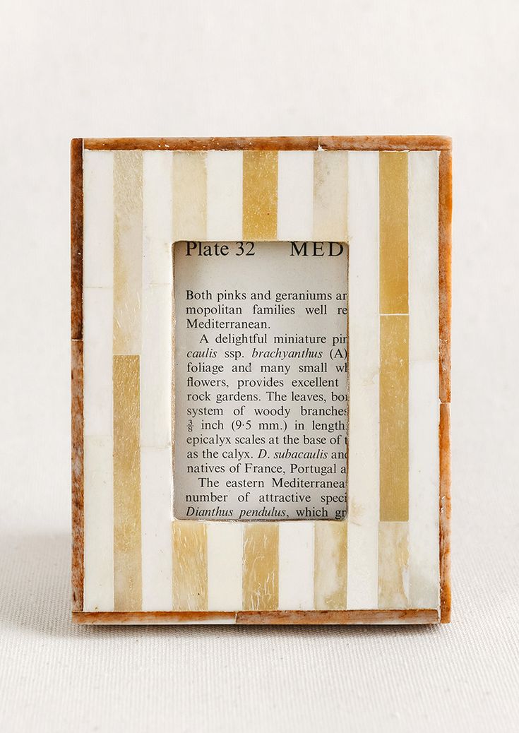 A mini sized picture frame in tan and white striped bone. Picture Arrangements, Marble Pictures, Unique Picture Frames, Mini Picture Frames, Pinterest Contest, Room Refresh, Aesthetic Home Decor, New Home Decor, Friends Sign