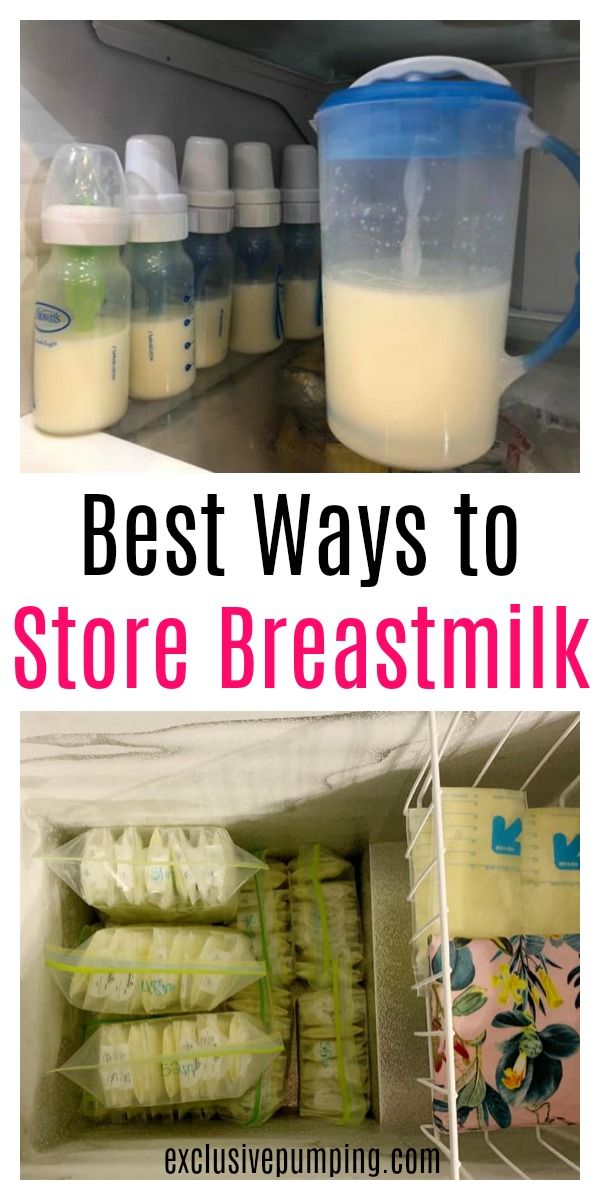 the best ways to store breast milk