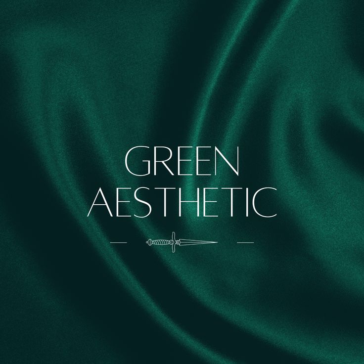 the cover of green aestheticic