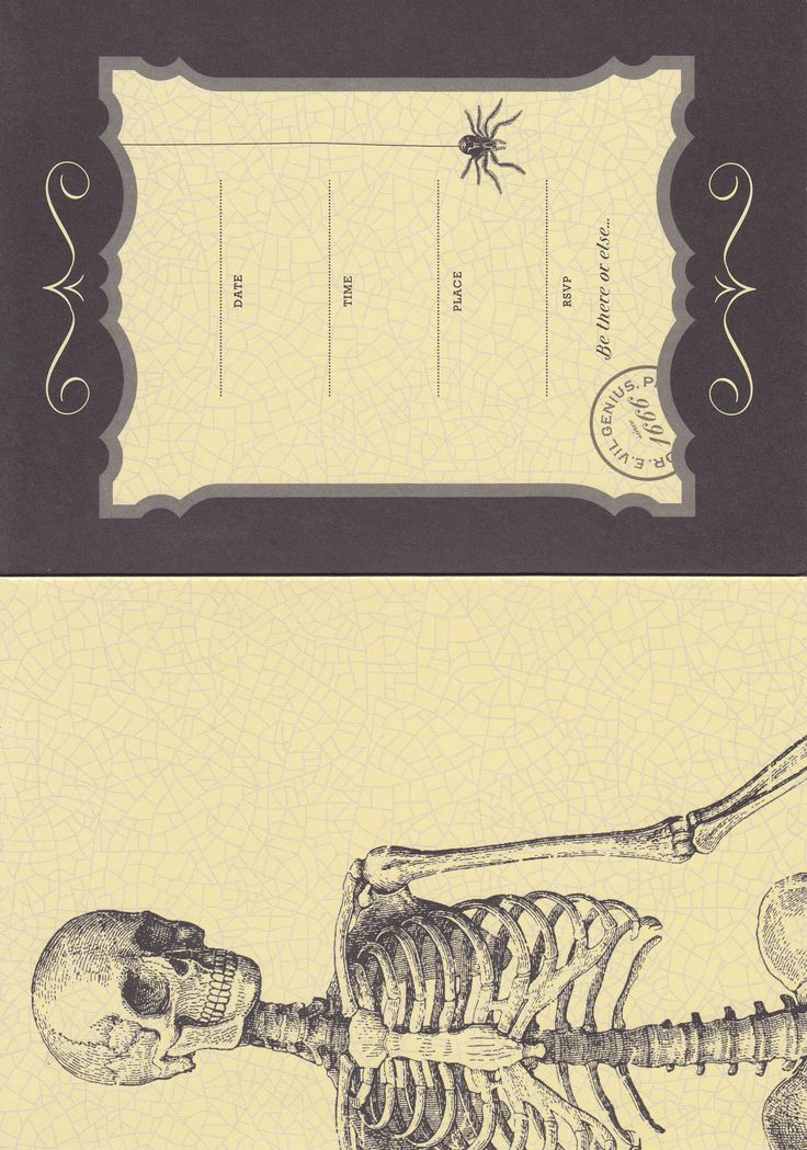 two different pictures of the same skeleton