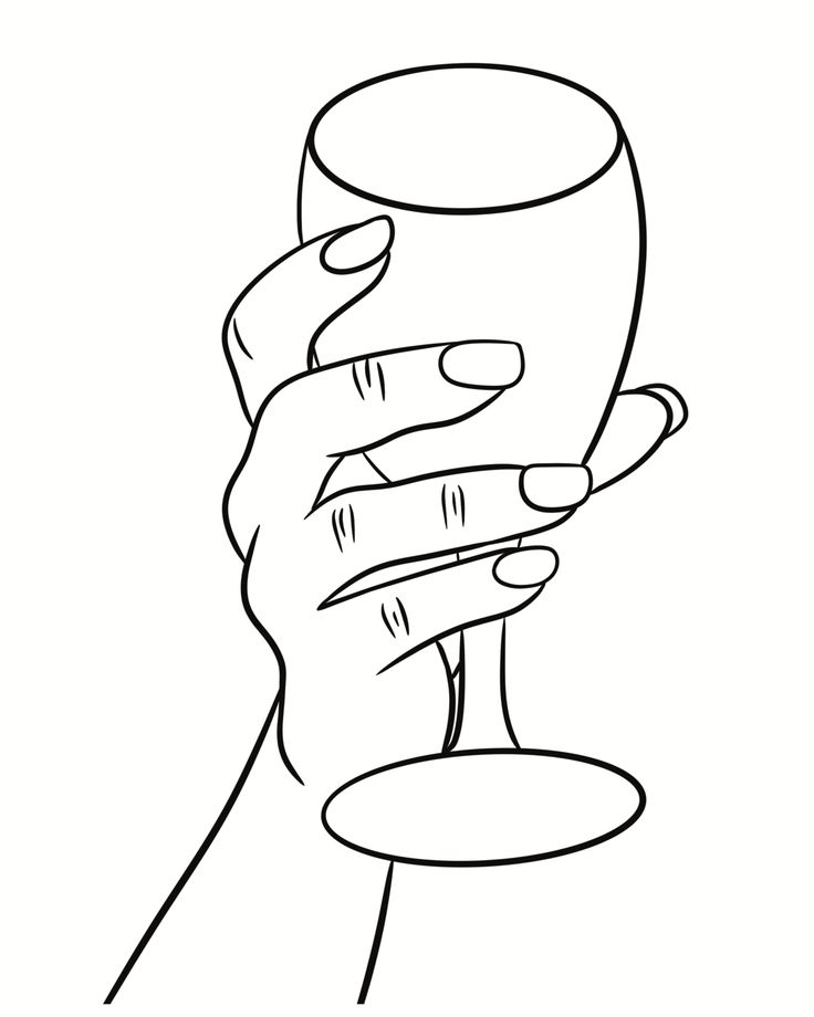 a person holding a wine glass in their hand with one hand on the other side