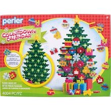 the perler christmas tree is shown in its box