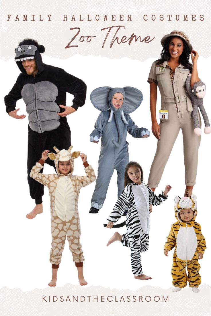 children's halloween costumes for the zoo theme