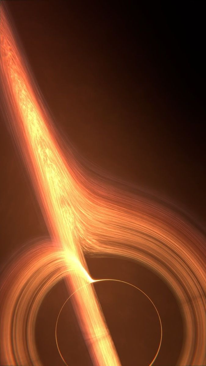 an abstract image of a spiral in orange and yellow