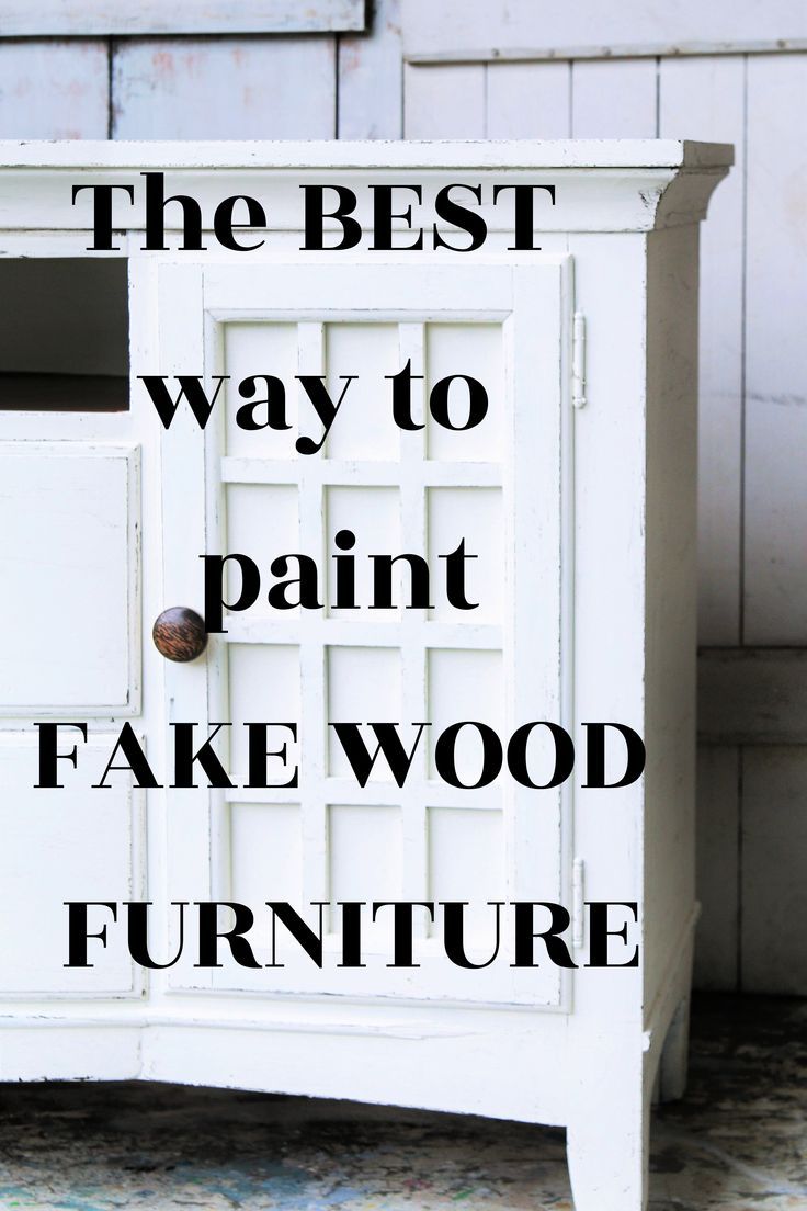 Easy way to paint and distress fake wood furniture. This entertainment center is painted white. Painting Engineered Wood Furniture, Painted Mdf Furniture, Painting Non Wood Furniture, Diy Repainting Furniture Wood, Adding Wood Trim To Furniture, How To Paint Manufactured Wood Furniture, Can You Paint Pressed Wood, How To Paint Fake Wood Cabinets, Paint Pressed Wood Furniture