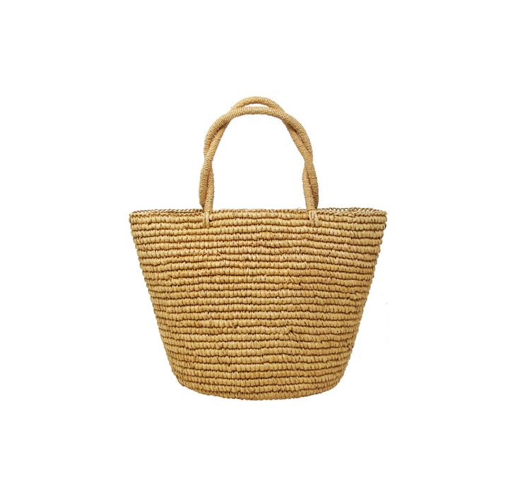 Handwoven with 100% Toquilla straw. This material is known for its quality and beauty. Each bag is entirely hand made, since the straw dye to the weaving of the bag. Each piece takes between two and three weeks to complete. Carry all essentials in this chic bag. - We ship with DHL Express. Shipping takes approximately 3 to 5 days to arrive depending on the destination. Need Help? Please contact: customercare@sensistudio.com All Sales Are Final. Chic Bags, Natural Gold, Medium Tote, Crochet Purses, Dhl Express, Straw Bag, Straw, Hand Made, Hand Weaving