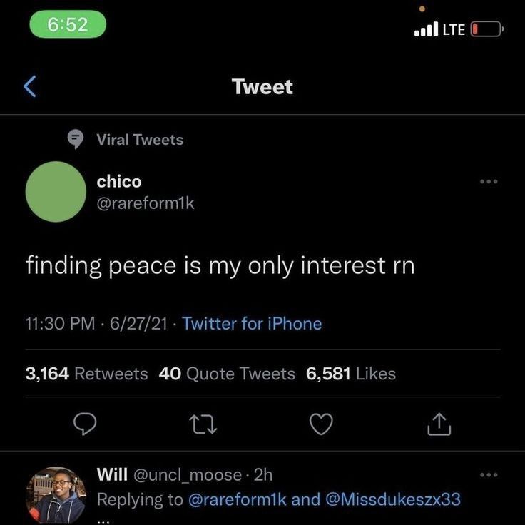 the tweet is being displayed on an iphone screen, and it appears to be someone's twitter account