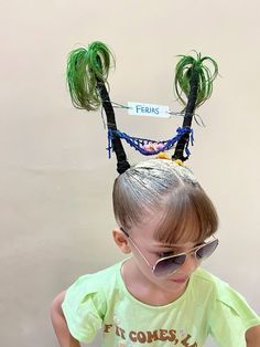 Crazy Hair For Kids, Ariel Hair, Easter Hair Bows, Easter Hairstyles For Kids, Wacky Hair Days, Going Out Hairstyles, Wacky Hair, Talcum Powder, Hair With Bangs