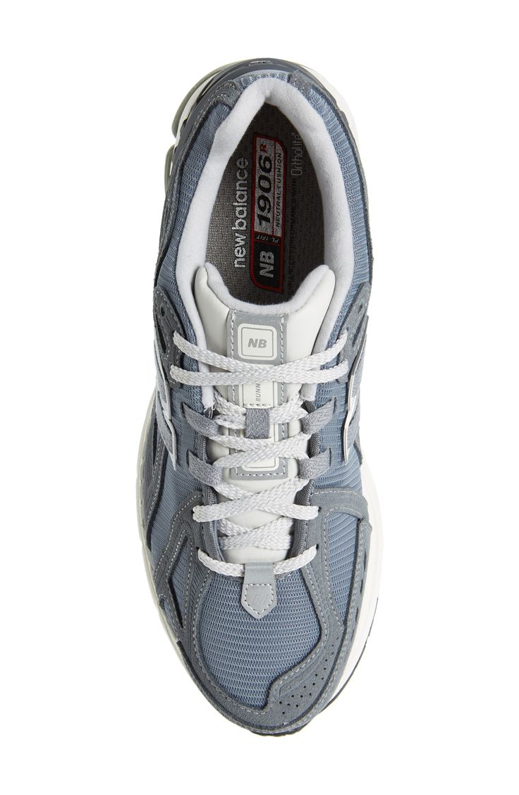 Inspired by the running styles of the 2000s, this highly cushioned sneaker provides a responsive and airy ride thanks to lightweight construction and airy mesh. 1 3/4" heel, 1" platform (size 11) ABZORB® impact-resistant foam sole cushions from heel to toe N-ergy outsole absorbs shock to keep every step cushioned and comfortable Stability Web® provides lightweight, durable arch support Leather and textile upper/synthetic lining/rubber sole Imported Casual Gray Running Shoes With Gel Cushioning, Casual Walking Shoes With Ventilation For Errands, New Balance Casual Sneakers With Gel Cushioning, New Balance Low-top Sneakers With Gel Cushioning, Casual New Balance Sneakers With Gel Cushioning, Mesh Walking Shoes By New Balance For Jogging, Casual Gray Trail Running Shoes With Arch Support, New Balance Sneakers With Breathable Mesh, New Balance Sneakers With Breathable Mesh In Athletic Fit