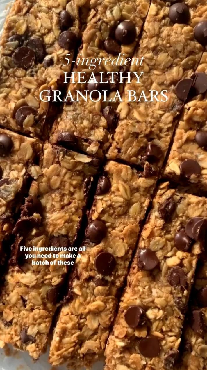 granola bars stacked on top of each other