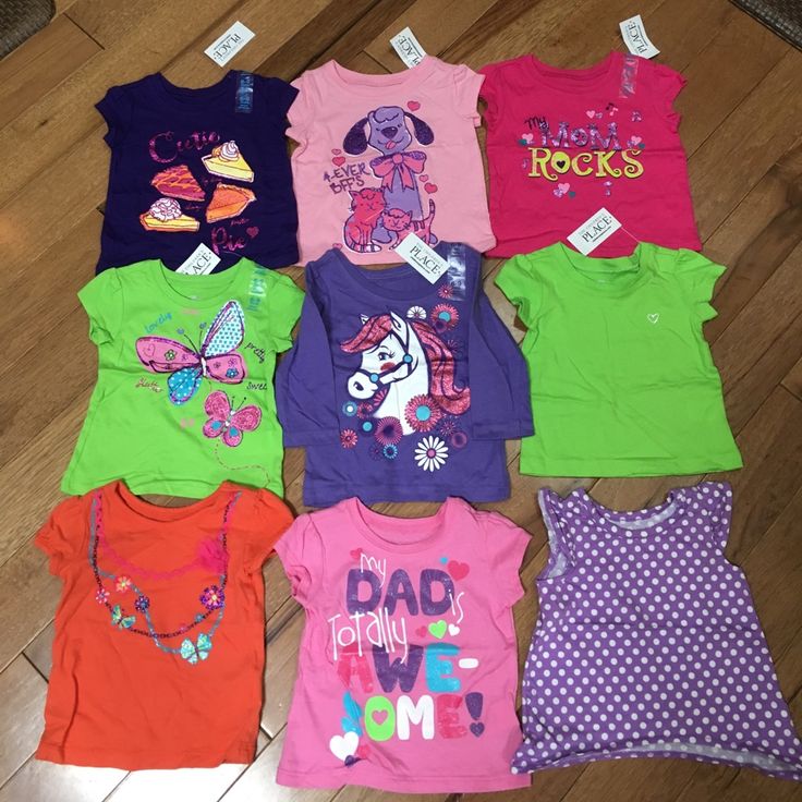 9 Shirts Total. 6 Nwt All Short Sleeves, One Long Sleeve,One Sleeveless. The 3 On The Bottom Were Worn Once!!! All Excellent Condition. 8 Shirts Are 6-9mo. The Orange Shirt Is 9-12mo The Neon Green Has Been Sold!! Playful Orange Tops For Playwear, Playful Orange Tops For Playtime, Cute Orange Tops For Playwear, Orange Summer Playwear Tops, Orange Summer Tops For Playwear, Playful Short Sleeve Tops For Daycare, Cute Summer Tops For Daycare, Pink Short Sleeve Tops For Daycare, Cute Multicolor Shirt For Playtime