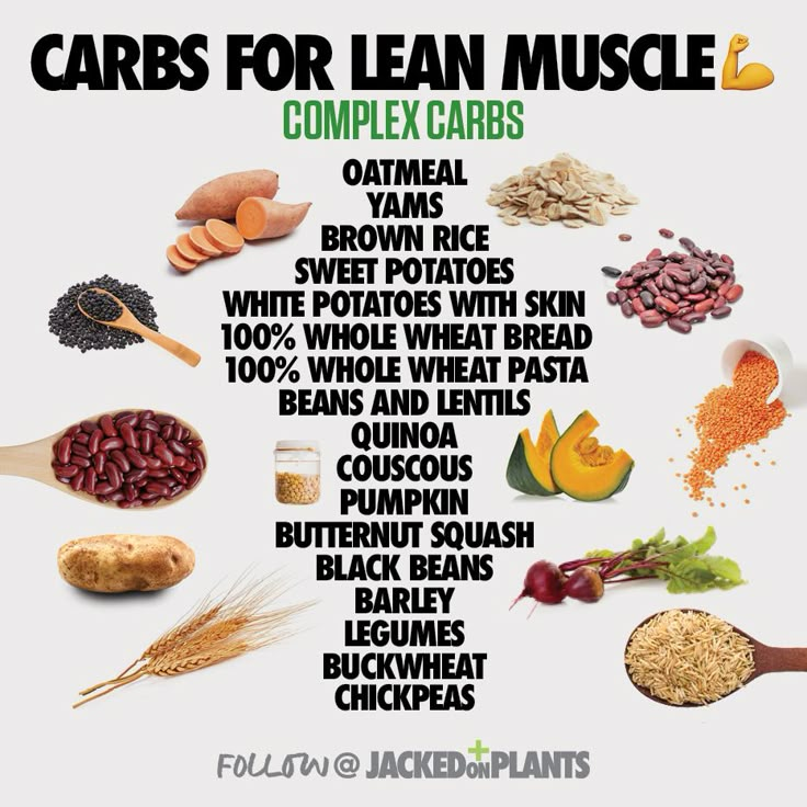 Lean Muscles, Good Carbs, Complex Carbs, Food Health Benefits, Healthy Carbs, Muscle Food, Muscle Building, Food Facts, Plant Based Protein