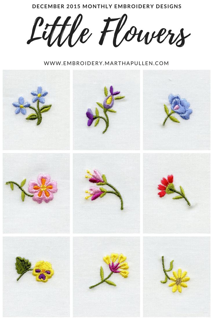 the little flowers are made with crochet and yarn, so they can be used for